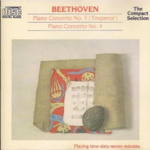 Piano Concertos No. 4 & 5 Beethoven 1988 CD Top-quality Free UK shipping