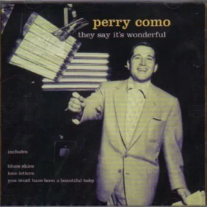 They Say It's Wonderful Perry Como 2000 CD Top-quality Free UK shipping