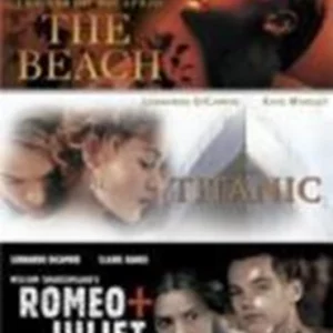 Titanic/The Beach/Romeo And Juliet Leonardo DiCaprio 2003 DVD Top-quality