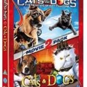 Cats and Dogs 1 and 2 Christina Applegate 2010 DVD Top-quality Free UK shipping