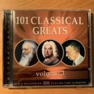 101 Classical Greats - Volume 3 Various 1998 CD Top-quality Free UK shipping