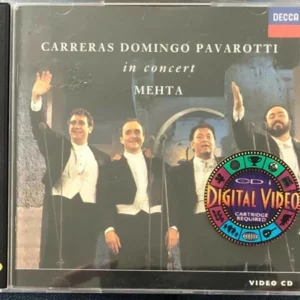 In Concert Mehta The Three Tenors 1990 CD Top-quality Free UK shipping