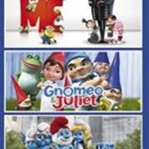 Gnomeo & Juliet / The Smurfs / Despicable Me James McAvoy 2012 DVD Top-quality