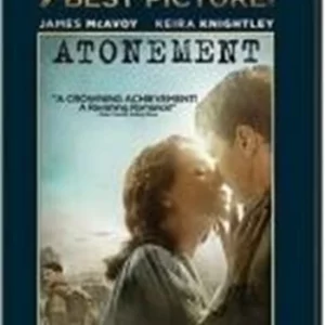 Atonement James McAvoy/ Keira Knightley 2008 DVD Top-quality Free UK shipping