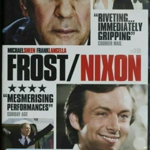 Frost/Nixon Frank Langella 2009 DVD Top-quality Free UK shipping