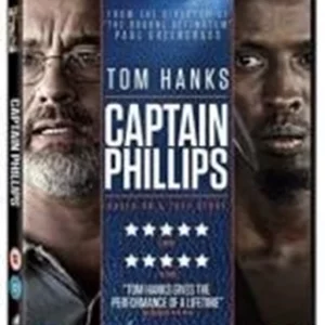 Captain Phillips Tom Hanks 2014 DVD Top-quality Free UK shipping