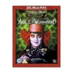 ALICE IN W'LAND 3D Johnny Depp 2010 Blu-ray Top-quality Free UK shipping