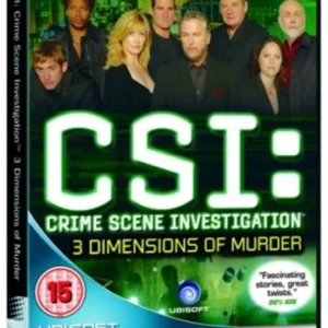 CSI: 3 Dimensions of Murder PC 2008 Top-quality Free UK shipping