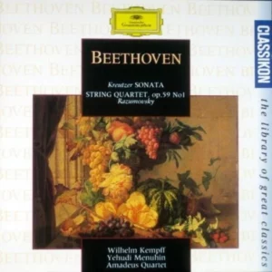 Beethoven:Vln Son 9:St Qt Op. Amadeus Quartet 1960 CD Top-quality