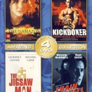 Kickboxer/Fire On The Amaz../Train To Hell/The jigsaw Man 2003 DVD Top-quality