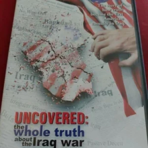 Uncovered: Whole Truth About the Iraq War Robert Greenwald 2004 DVD Top-quality