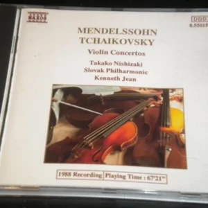 Mendelssohn & Tchaikovsky Violin Concertos Slovak Philharmonica Orchestra 1988