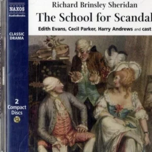 The School for Scandal Richard Sheridan 2008 CD Top-quality Free UK shipping