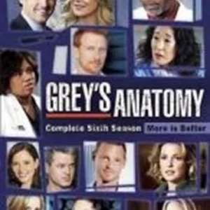 Grey's Anatomy: Complete Sixth Season 2010 DVD Top-quality Free UK shipping