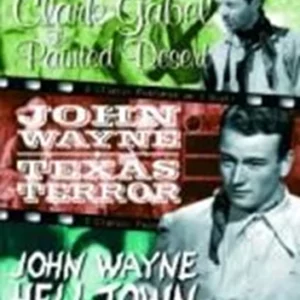 The Painted Desert / Hell Town / Texas Terror John Wayne 2005 DVD Top-quality