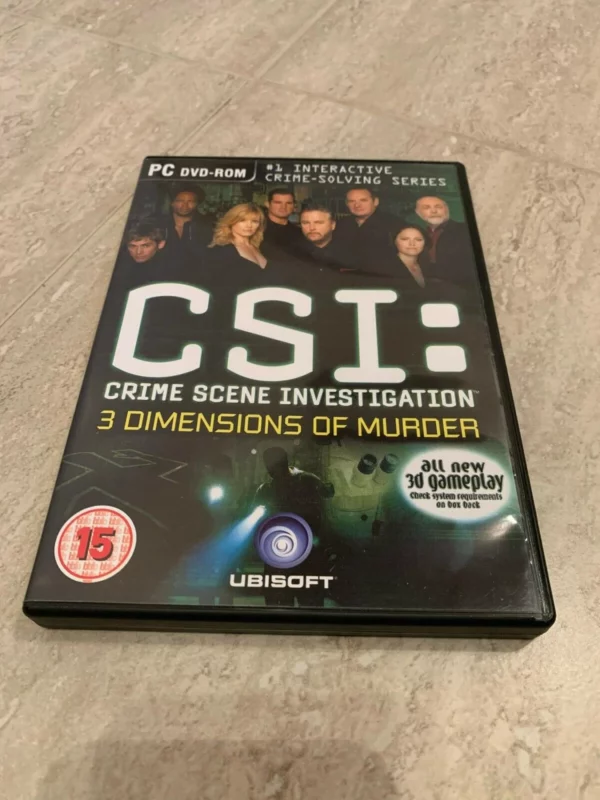 CSI: Crime Scene Investigation: 3 Dimensions of Murder Windows XP 2006