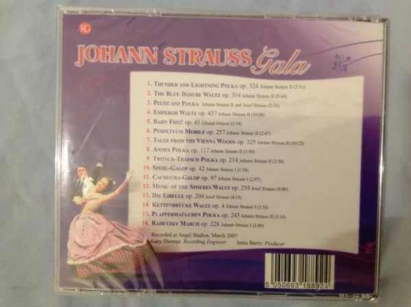 JOHANN STRAUSS GALA JOHANN STRAUSS 2007 CD Top-quality Free UK shipping