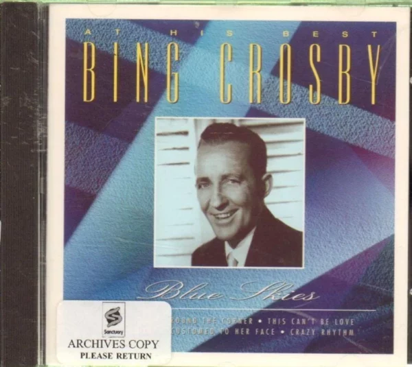 Blue Skies Bing Crosby 1994 CD Top-quality Free UK shipping