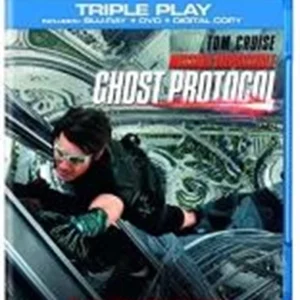 Mission Impossible: Ghost Protocol - Triple Play Tom Cruise 2012 Blu-ray