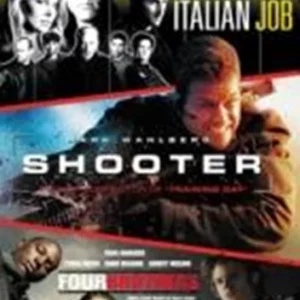 Shooter/The Italian Job/Four Brothers Jason Statham 2008 DVD Top-quality