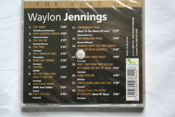 Waylon Jennings - The Best Of Waylon Jennings Waylon Jennings 2002 CD