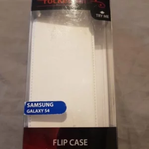 Rocketfish Samsung Galaxy S4 Leather Flip Case - White Top-quality