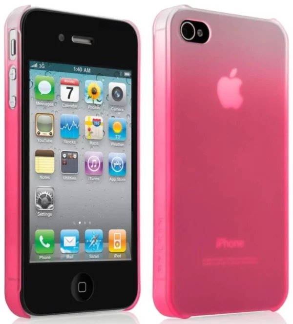 Belkin Acrylic Matte Fade Case for Apple iPhone 4/4S - Pink Top-quality