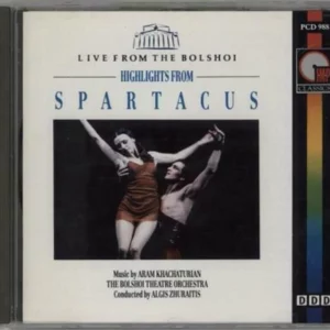 Highlights From Spartacus Bolshoi 1992 CD Top-quality Free UK shipping