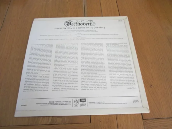 Beethoven Symphony No.9 in D minor Op.125 Top-quality Free UK shipping