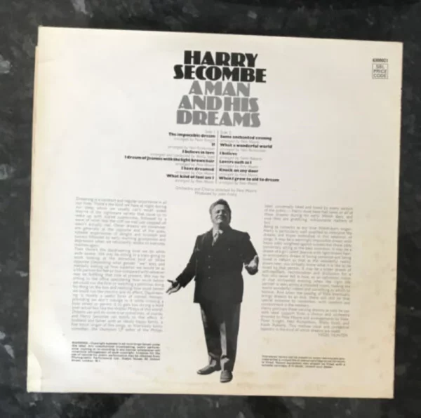 Harry Secombe A Man And His Dreams Top-quality Free UK shipping