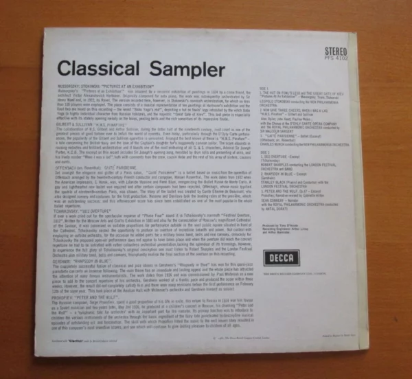 Classical Sampler Top-quality Free UK shipping