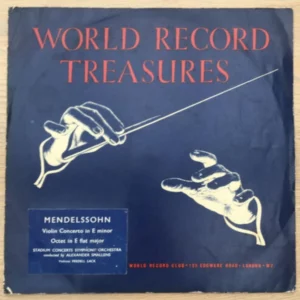 WORLD RECORD TREASURES MENDELSSOHN Top-quality Free UK shipping