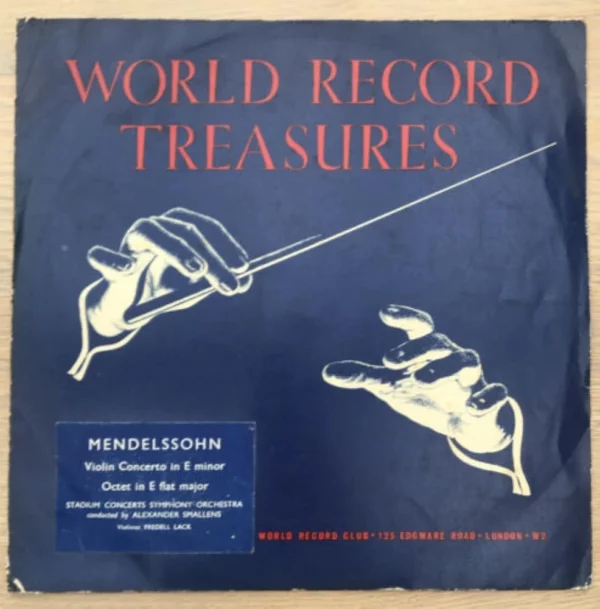 WORLD RECORD TREASURES MENDELSSOHN Top-quality Free UK shipping