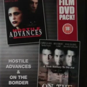 Hostile Advances & On the border Rena Sofer 1996 DVD Top-quality