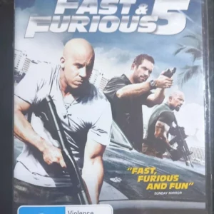 Fast & Furious 5 Vin Diesel 2011 DVD Top-quality Free UK shipping