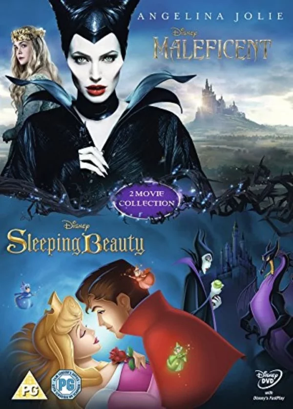 Maleficent/Sleeping Beauty Angelina Jolie 2015 New DVD Top-quality