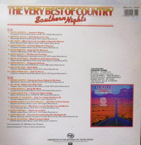 The Very Best Of Country Southern Nights Top-quality Free UK shipping