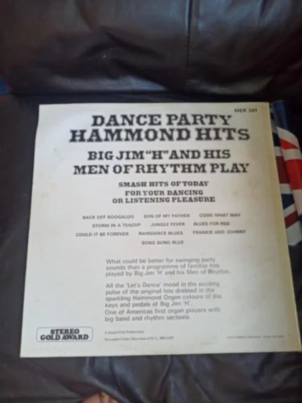 Dance Party - Hammond Hits - Today's Pop Hits - Vinyl Record LP Top-quality