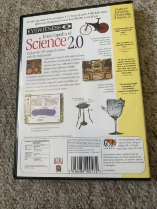 Eyewitness Encyclopedia Of Science 2.0 Windows 3.1 2001 Top-quality