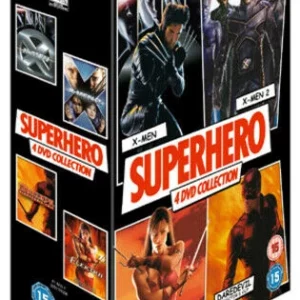 Superhero: X-Men / X-Men 2 / Elektra / Daredevil Hugh Jackman 2005 DVD