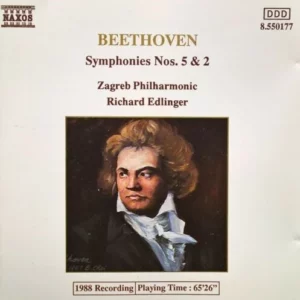 Beethoven: Symphonies Nos. 5 & 2 Beethoven 1988 CD Top-quality Free UK shipping