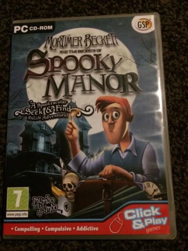 Mortimer Beckett and the Secrets of Spooky Manor Windows XP 2008 Top-quality