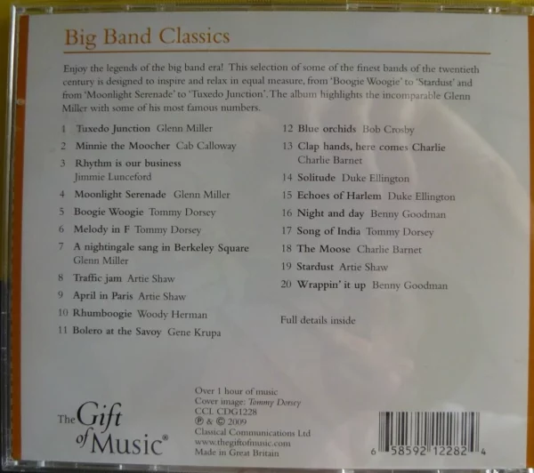 BIG BAND CLASSICS Various Artists 2009 CD Top-quality Free UK shipping