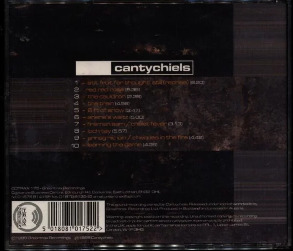 Cantychiels Cantycheils 1999 CD Top-quality Free UK shipping