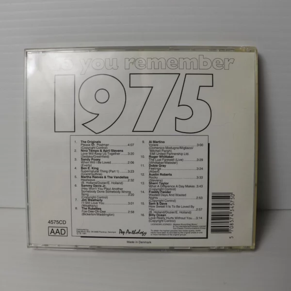 Do you remember 1975 Various 1991 CD Top-quality Free UK shipping