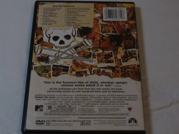 Jackass: Movie Bam Margera 2003 DVD Top-quality Free UK shipping