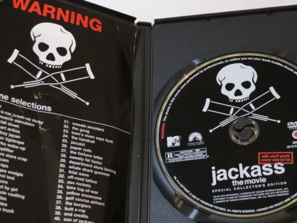 Jackass: Movie Bam Margera 2003 DVD Top-quality Free UK shipping