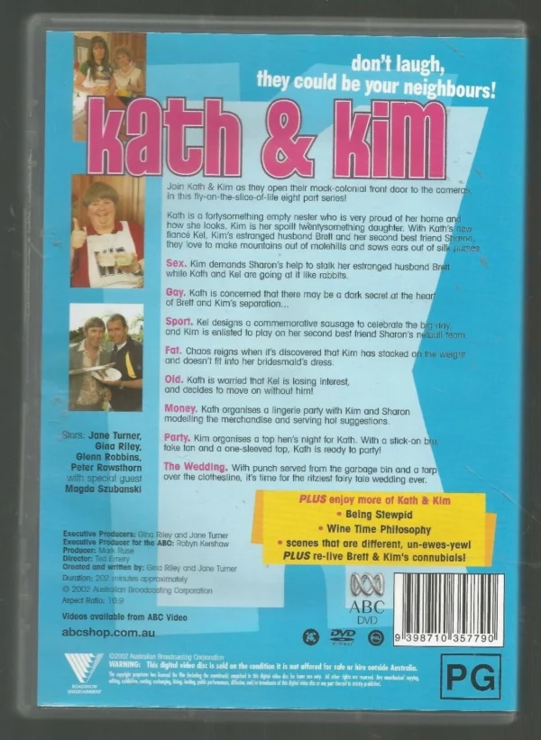 Kath and Kim Gina Riley 2002 DVD Top-quality Free UK shipping