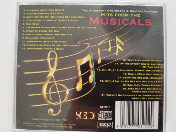 Hits from the Musicals Starlight Orchestra CD Top-quality Free UK shipping