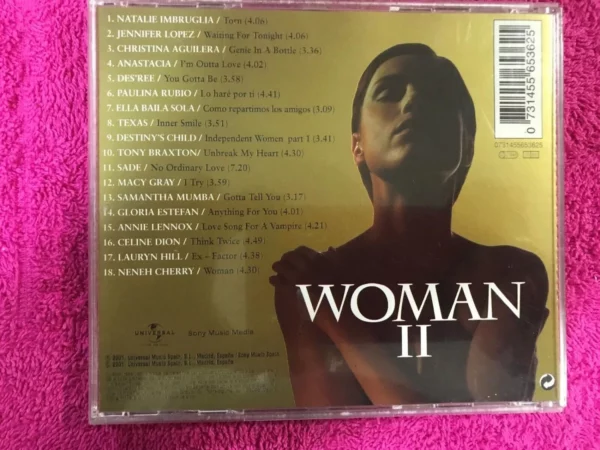 Woman II various 2001 CD Top-quality Free UK shipping